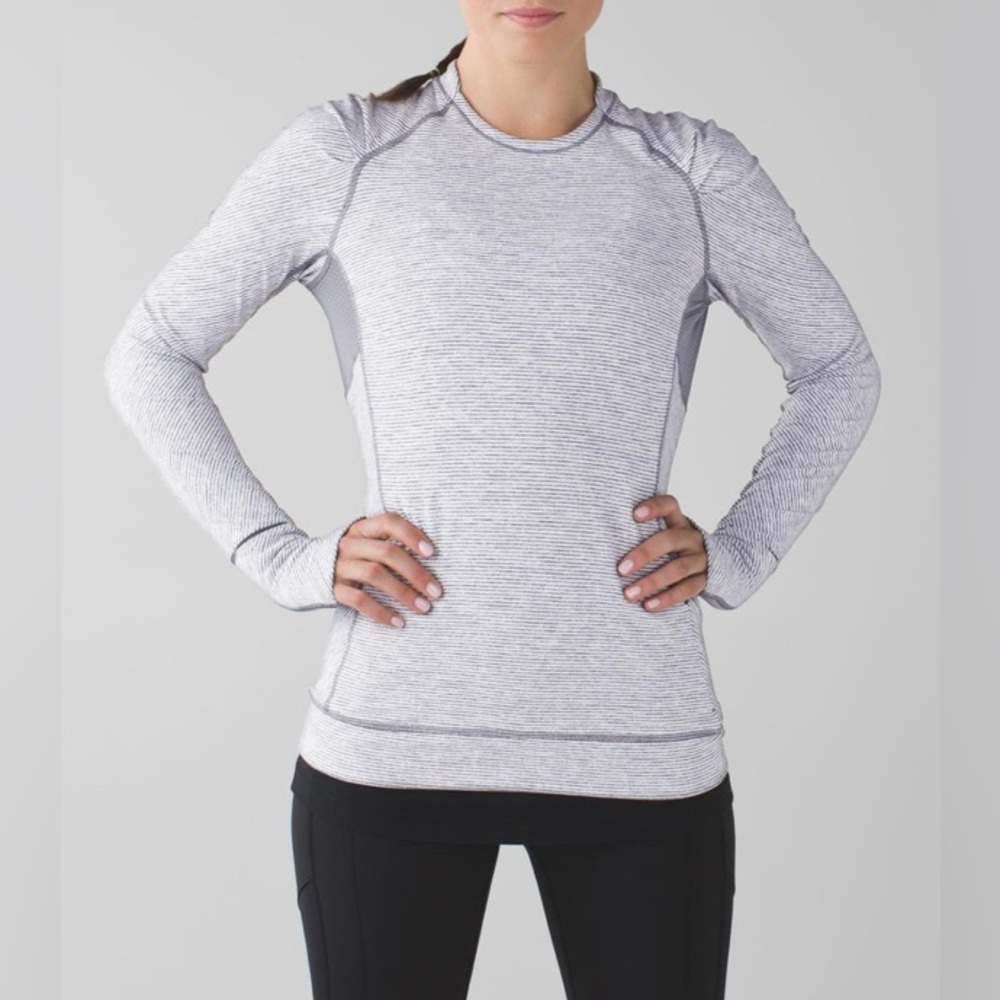 Lululemon Athletica running shirt long sleeve size 12